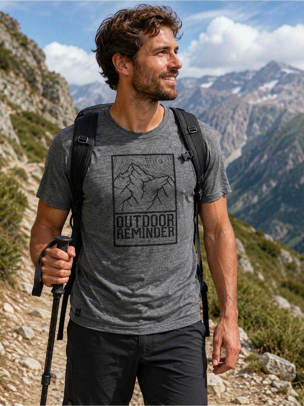 NWT Decathlon Outdoor Reminder Merino Wool Blend Tee 2XL